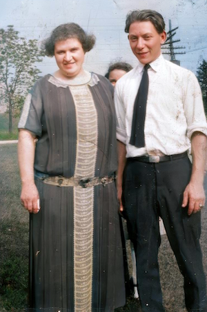 William J Dumes on the right.  (~1929)